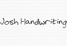 強めの筆圧書き殴ったようなフリー英語フォント「Josh Handwriting」