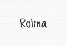 太めのサインペンで書いた雰囲気の手書き英語フォント「Rolina」
