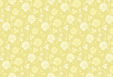 繊細で品のある雰囲気の黄色い花柄パターン素材
