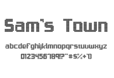 free_digital_font_sams_town