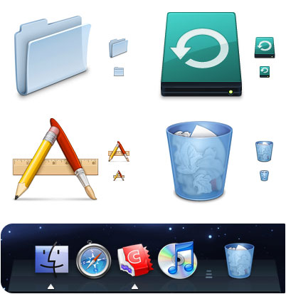 フリー素材 Windows Mac用がダウンロードできるクールなデスクトップアイコンセット