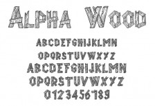 free-font-alpha-wood