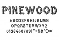 free-font-pinewood