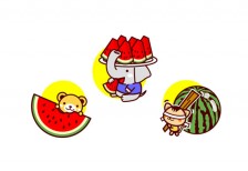 free-illustration-watermelon-animals