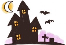 free-illustration-halloween-mansion-irasuton
