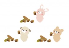 free-illustration-donguri-animals