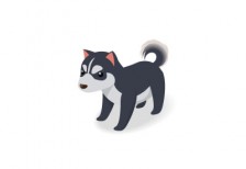 free-illustration-icon-dog-huskie
