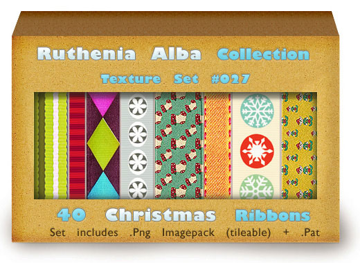 雪の結晶や靴下などクリスマスをイメージして制作されたパターン40種類セット