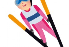 free-illustration-ski-jump-irasutoya
