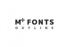 7種類のウェイトを揃えた便利な日本語フリーフォント「M+ OUTLINE FONTS」